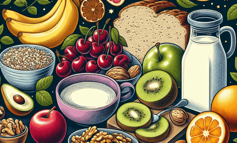 Alimentos que favorecem o sono profundo