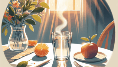 Benefícios da água morna em jejum