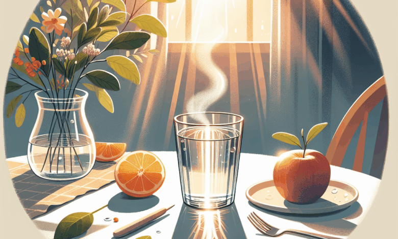 Benefícios da água morna em jejum