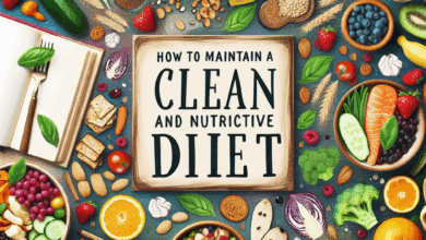 Como manter uma alimentação limpa e nutritiva