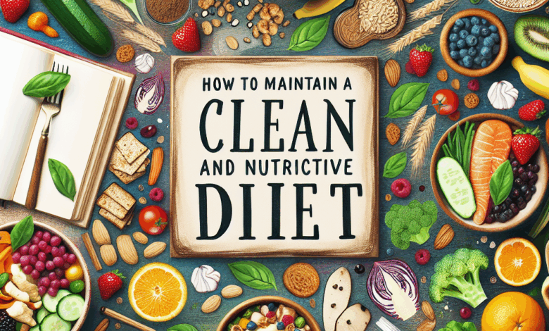 Como manter uma alimentação limpa e nutritiva