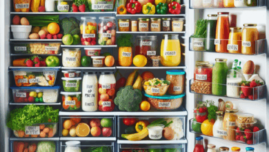 Dicas para organizar a geladeira de forma saudável