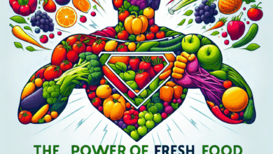 O poder dos alimentos frescos na saúde